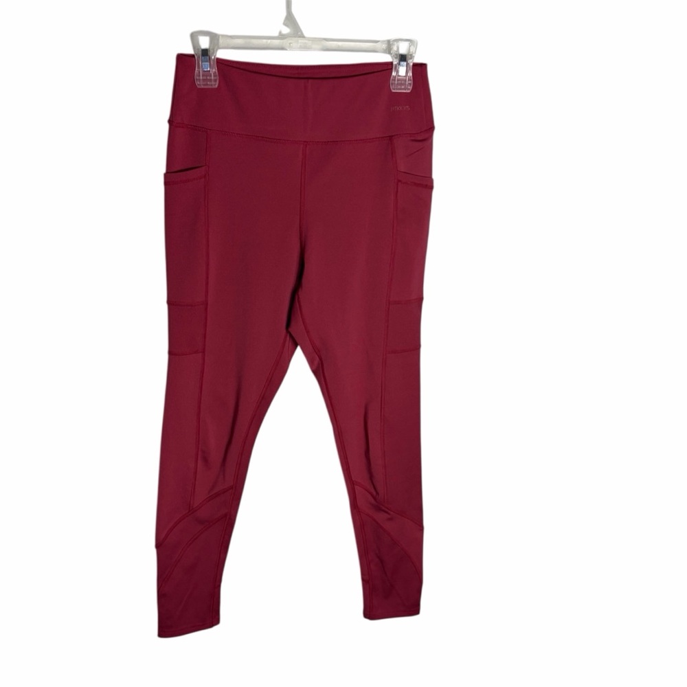 Fitkicks Red Leggings with side pockets size M